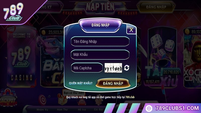 Game thủ cần nhập thông tin và gửi yêu cầu